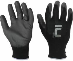CERVA Bevonattal ellátott munkavédelmi kesztyű EMBERIZA - Fekete | 8 (0108026260080)