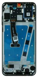 P4-02352RPW Huawei P30 Lite / P30 Lite New Edition / Nova 4e 48Mp ezüst OEM LCD kijelző érintővel kerettel előlap (P4-02352RPW)