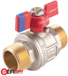 Ferro F-Power golyóscsap pillangókarral, 3/4" KK /12/ (KFPN2)