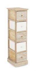 Bizzotto Comoda lemn 5 sertare Finnley 26x32x98 cm (0210682) Comoda