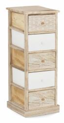 Bizzotto Comoda lemn 5 sertare Finnley 40x29x90 cm (0210679) Comoda