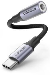 UGREEN CABLU audio Ugreen, "AV161", USB Type-C (T) la 3.5 mm jack (M), lungime 15cm, gri "80154" (include TV 0.06 lei) - 6957303881543 (80154) - vexio
