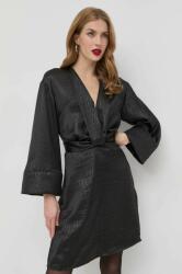 GUESS ruha fekete, mini, harang alakú - fekete S - answear - 40 990 Ft