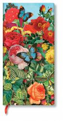 Paperblanks butikkönyv Butterfly Garden slim vonalas (9781439754511)