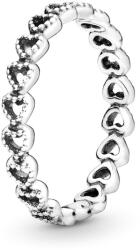 Pandora Szerelmi kapocs ezüst gyűrű - 190980-48 (190980-48)