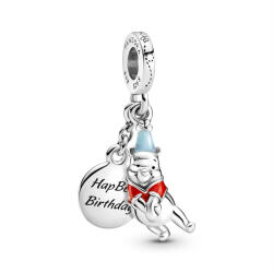 Pandora Moments Disney Micimackó születésnapi ezüst függő charm - 799385C01 (799385C01)