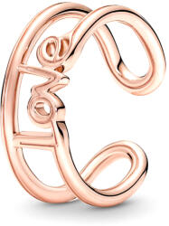 Pandora ME Szeretet nyitott rozé arany gyűrű - 180077C00-48 (180077C00-48)
