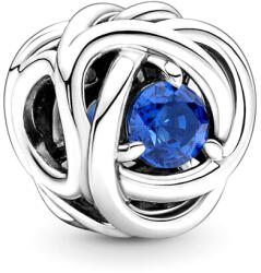 Pandora Moments Kék örökkévalóság kör ezüst charm - 790065C07 (790065C07)