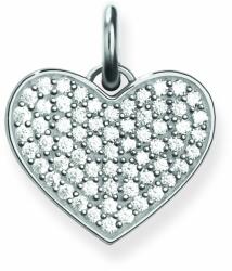 Thomas Sabo Gravírozható ezüst szív medál cirkóniával - LBPE0022-051-14 (LBPE0022-051-14)