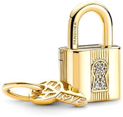 Pandora Moments Lakat és kulcs függő shine charm - 760088C01 (760088C01)