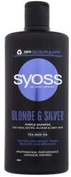 Syoss Blonde & Silver Purple Shampoo șampon 440 ml pentru femei
