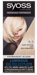 Syoss Permanent Coloration Permanent Blond vopsea de păr 50 ml pentru femei 9-5 Frozen Pearl Blond
