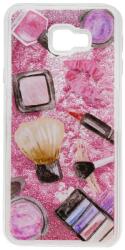 Lemontti Husa Protectie Spate Lemontti Liquid Sand Makeup Glitter pentru Samsung Galaxy J4 Plus (LEMLIQSJ4PMG)