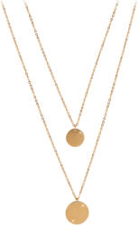 Troli Kettős nyaklánc aranyozott acél körmedállal - vivantis - 3 330 Ft