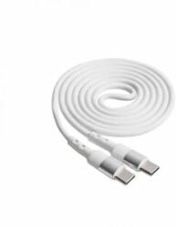 Akyga USB-C - USB-C kábel 60W, 1m fehér (AK-USB-40)