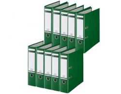Leitz Biblioraft 180°, PP, partial reciclat, certificare FSC, A4, 80 mm, verde, 10 buc/set Leitz PCKE10101255