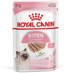 Royal Canin Kiegészítés a száraztáphoz 12x85g Royal Canin Kitten Mousse nedvestáp