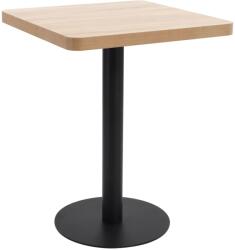 vidaXL Masă de bistro, maro deschis, 60x60 cm, MDF (286430)
