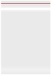 Bluering Simítózáras tasak 12x18cm, 100 db/csomag, Bluering® (SIMZ120180) - tonerpiac