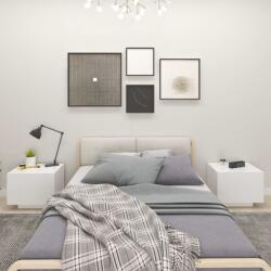 vidaXL Noptieră, alb, 100x35x40 cm, lemn prelucrat (3082765)