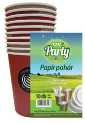 TUTI Papír pohár, 3 dl, 10 db, TUTI "Party (KHT960) - onlinepapirbolt
