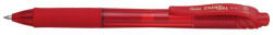 Pentel Zseléstoll, 0, 35 mm, nyomógombos, PENTEL "EnerGelX BL107", piros (PENBL107P) - onlinepapirbolt