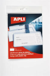 APLI Névkitűző, csíptetővel, 90x56 mm, APLI (LCA11739) - onlinepapirbolt