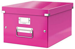 LEITZ Doboz, A4 méret, LEITZ "Click&Store", rózsaszín (E60440023)