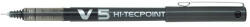 Pilot Rollertoll, 0, 3 mm, tűhegyű, kupakos, PILOT "Hi-Tecpoint V5", fekete (PHTV5FK) - onlinepapirbolt