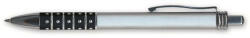 GRANIT Golyóstoll, 0, 6 mm, nyomógombos, vegyes színű fogórész, GRANIT "D550", kék (TGD550) - onlinepapirbolt