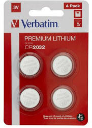 Verbatim Gombelem, CR2032, 4 db, VERBATIM "Premium (VECR20324) - onlinepapirbolt