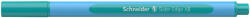 Schneider Golyóstoll, 0, 7 mm, kupakos, SCHNEIDER "Slider Edge XB Pastel", óceán (TSCSLEXPO) - onlinepapirbolt