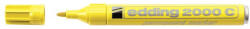 edding Alkoholos marker, 1, 5-3 mm, kúpos, EDDING "2000", sárga (TED2000S) - onlinepapirbolt