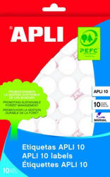 APLI Etikett, 13 mm kör, kézzel írható, APLI, 770 etikett/csomag (LCA1626) - onlinepapirbolt