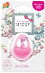 Lukky Lukky: Balsam de buze strălucitor cu parfum de piersică - roz (T16139)