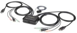 StarTech Switch KVM Startech SV211DPUA4K, 2x DisplayPort, Black (SV211DPUA4K) - flax