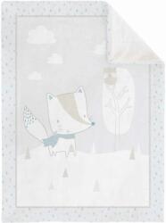 KikkaBoo Pătură moale pentru bebeluși cu sherpa KikkaBoo Little Fox, 110 x 140 cm (31103020140)