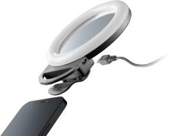 Cellularline Селфи ринг Cellularline - Pocket, с огледало, универсален, RGB (SELFIERINGCOLPOCKK)