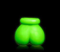 Ouch! Glow in the Dark Ball Sack Inel pentru penis