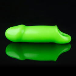 Ouch! Glow in the Dark Smooth Thick Stretchy Penis Sleeve Inel pentru penis