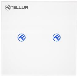 Intrerupator Dublu Wi-Fi cu Touch din Sticla Tellur, SS2N, 2 Porturi