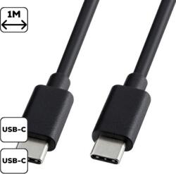 Cellect Adatkábel Type-C - Type-C 1m/3A, Fekete