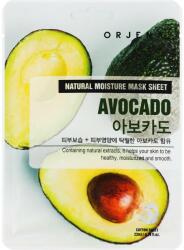 Orjena Mască de țesătură pentru față, cu extract de avocado - Orjena Natural Moisture Avocado Mask Sheet 23 ml
