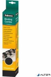 Fellowes Spirál, műanyag, 8 mm, 21-40 lap, FELLOWES, 25 db, fekete (5330702) - alter