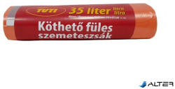 TUTI Szemeteszsák, köthető füles, 35 l, 20 db, 50x60 cm, 9 , TUTI, narancssárga (PDP_842) - alter
