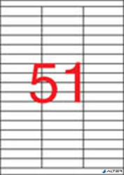 APLI Etikett, univerzális, 70x16, 9 mm, APLI, 5100 etikett/csomag (01294) - alter