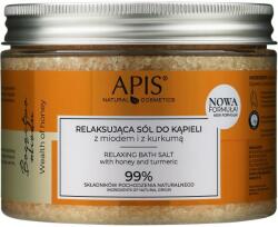 APIS Professional Sare de baie cu miere și curcuma - Apis Professional Relaxing Body Salt 650 g
