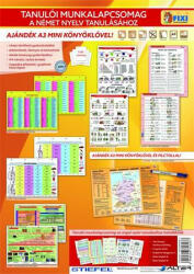 STIEFEL Tanulói munkalap csomag, 5 munkalap, 1 alátét, filc, STIEFEL 'Német nyelvtanulás (TMCSOMAG8-U)
