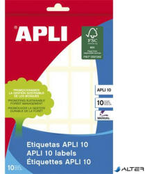 APLI Etikett, 20x50 mm, kézzel írható, kerekített sarkú, APLI, 150 etikett/csomag (01642) - alter