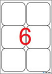 APLI Etikett, univerzális, 99, 1x93, 1 mm, kerekített sarkú, APLI, 600 etikett/csomag (02421) - alter